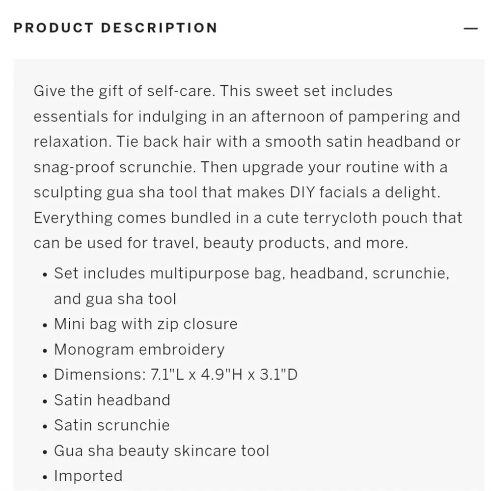 VICTORIA'S SECRET Self-Care Spa Kit NWT